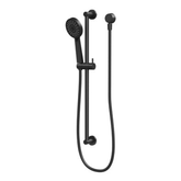Vivid Slimline Rail Phoenix Shower - Matte Black